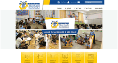 Desktop Screenshot of colegiomachadosobrinho.com.br