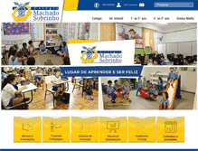 Tablet Screenshot of colegiomachadosobrinho.com.br